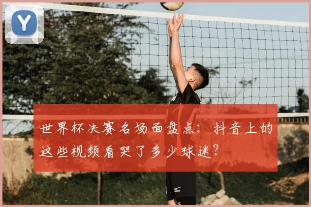 世界杯决赛名场面盘点:抖音上的这些视频看哭了多少球迷?